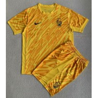 Maglia Calcio Francia Portiere Prima Divisa Bambino Europei 2024 Manica Corta (+ pantaloncini)